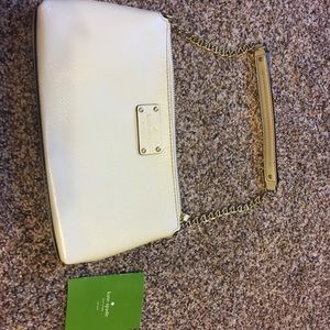 NWT Kate Spade Wellesley Cream Clutch Purse